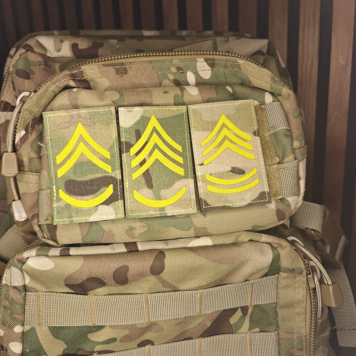 Gradstegn Befalingsmand SØ/MHV Multicam på Velcro 50x80mm