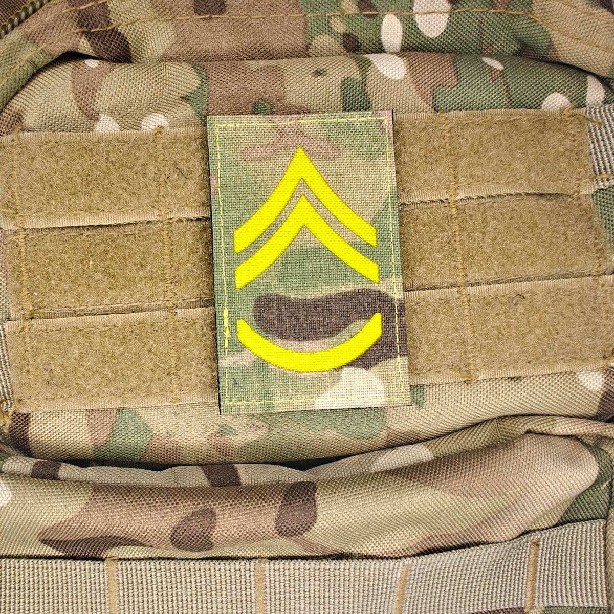 Gradstegn Befalingsmand SØ/MHV Multicam på Velcro 50x80mm