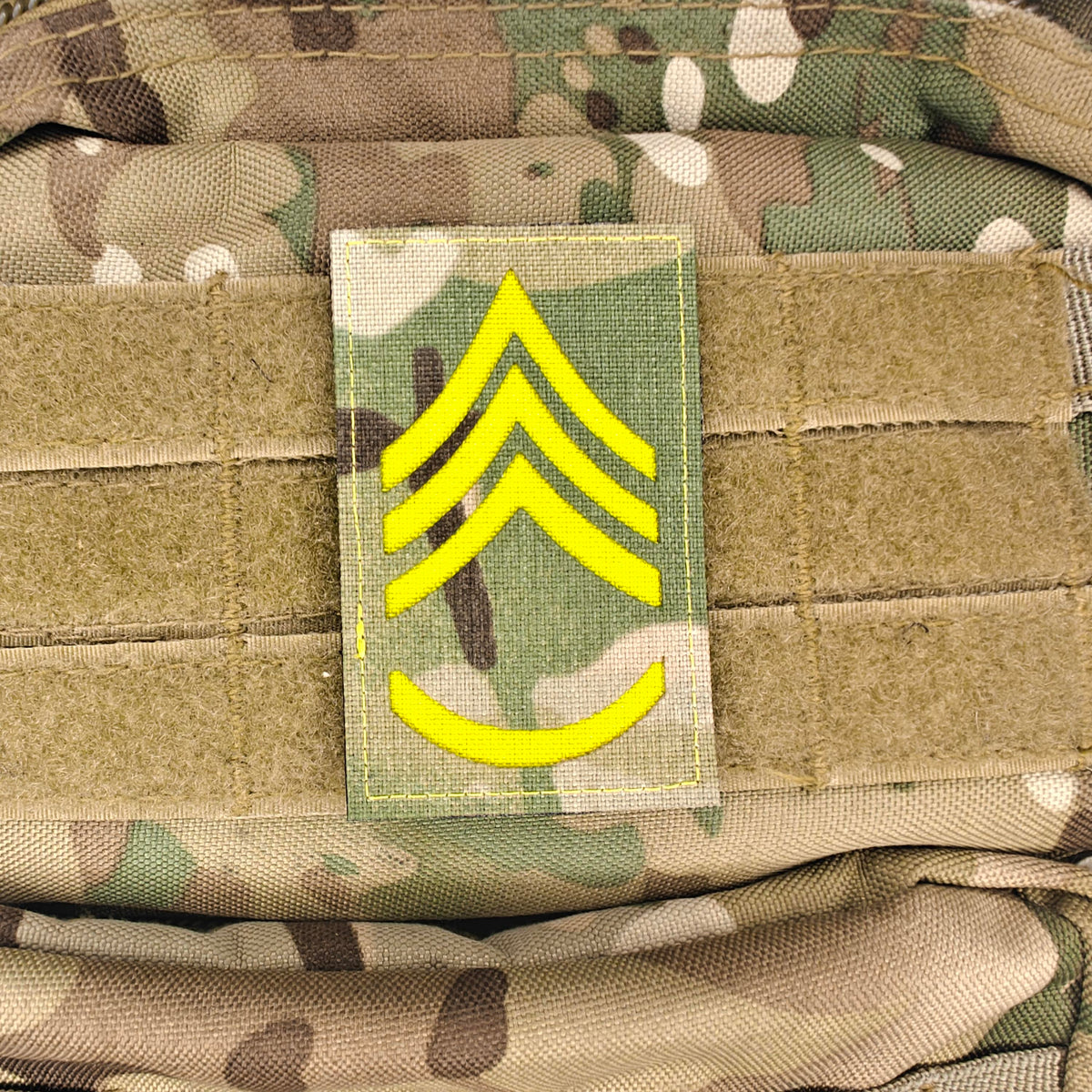 Gradstegn Befalingsmand SØ/MHV Multicam på Velcro 50x80mm