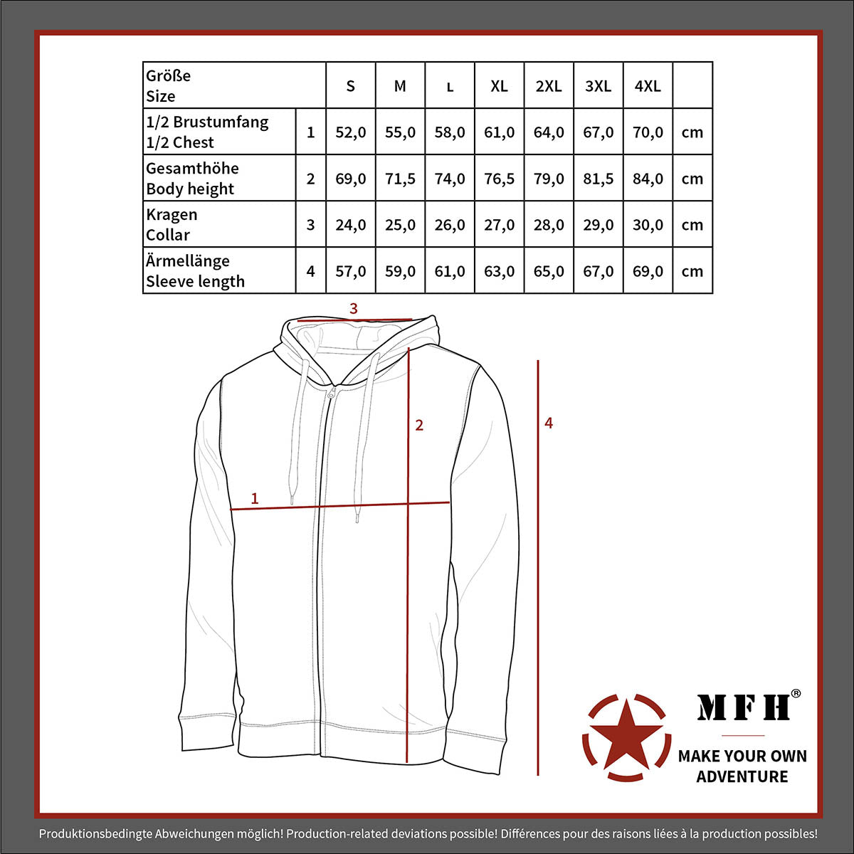 Hoodie "Jogger" (260 g/m²) - Flere farver