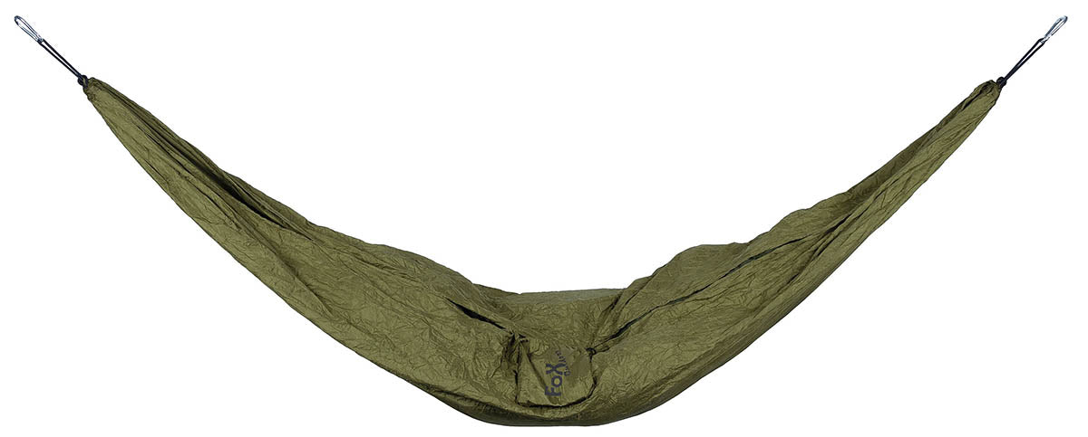 Hængekøje Light + Underquilt – Outdoor-sæt i olivengrøn