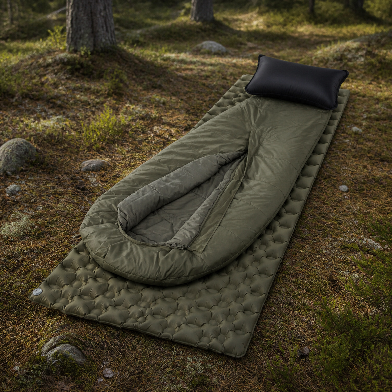 Outdoor Sovepakke – komplet komfort til 3 sæsoner