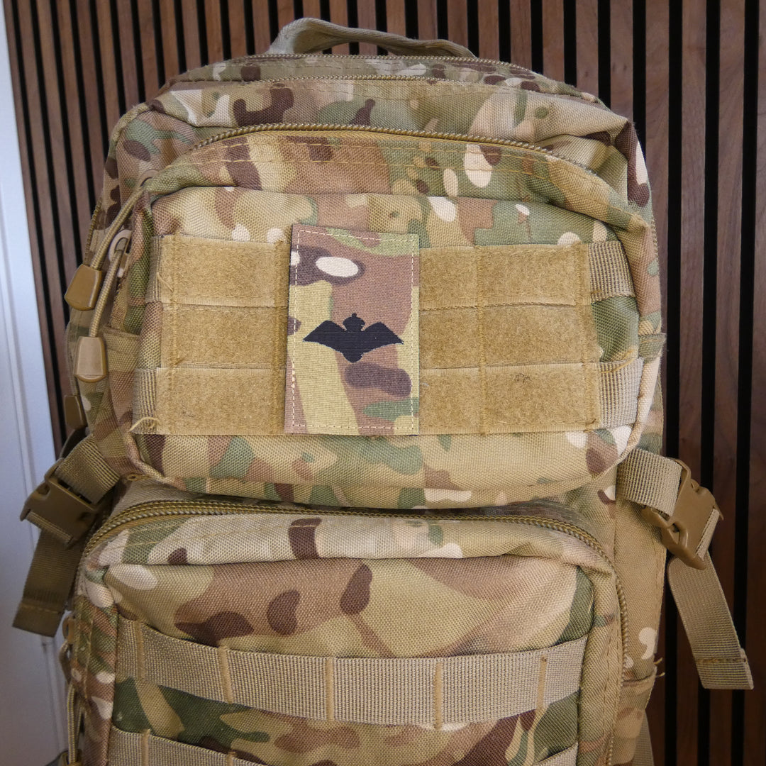 Flyvervinge Multicam med Velcro