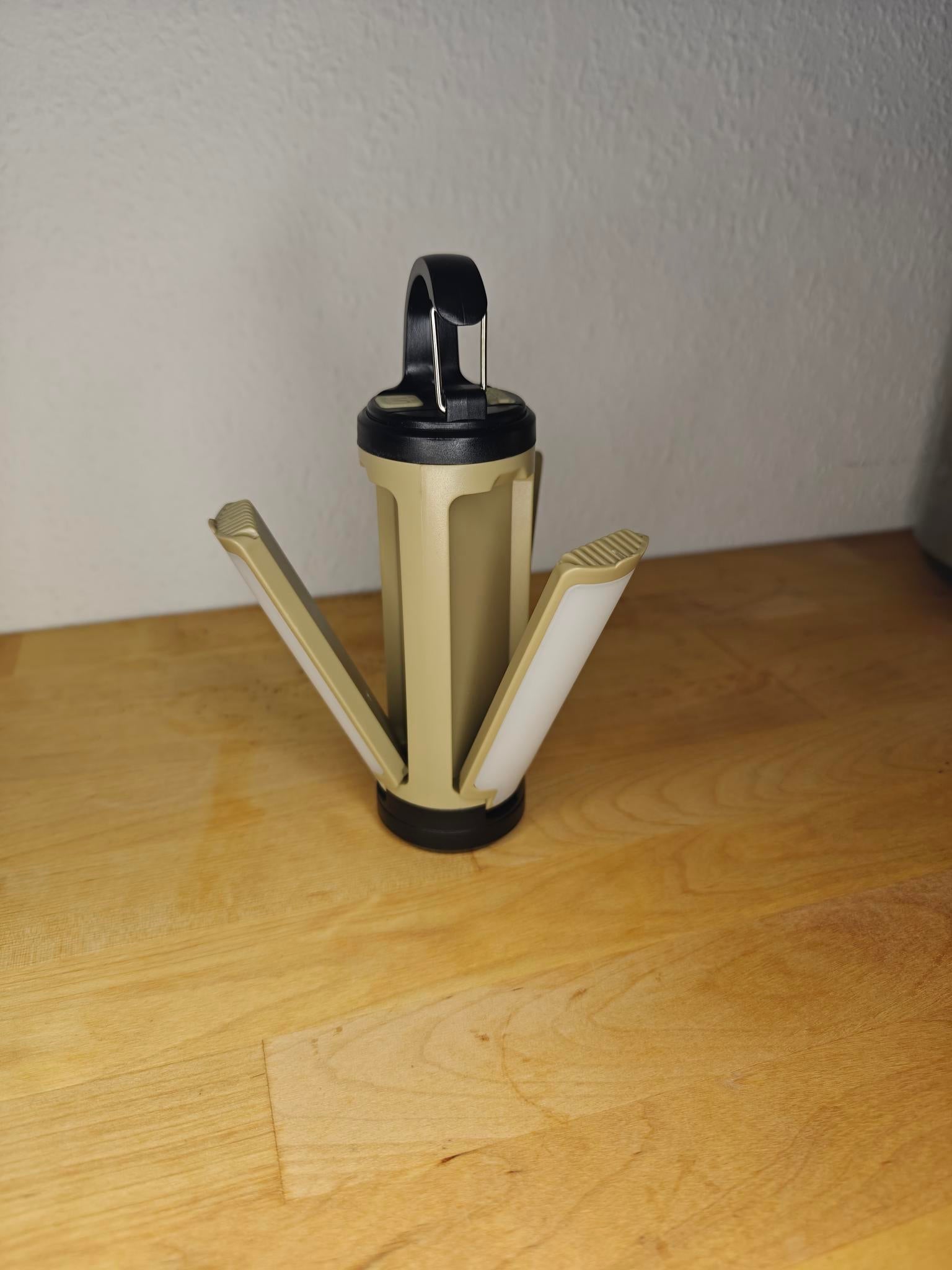 360° trebladede foldbar Campinglygte