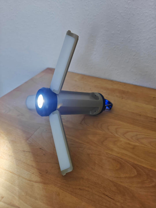 360° trebladede foldbar Campinglygte