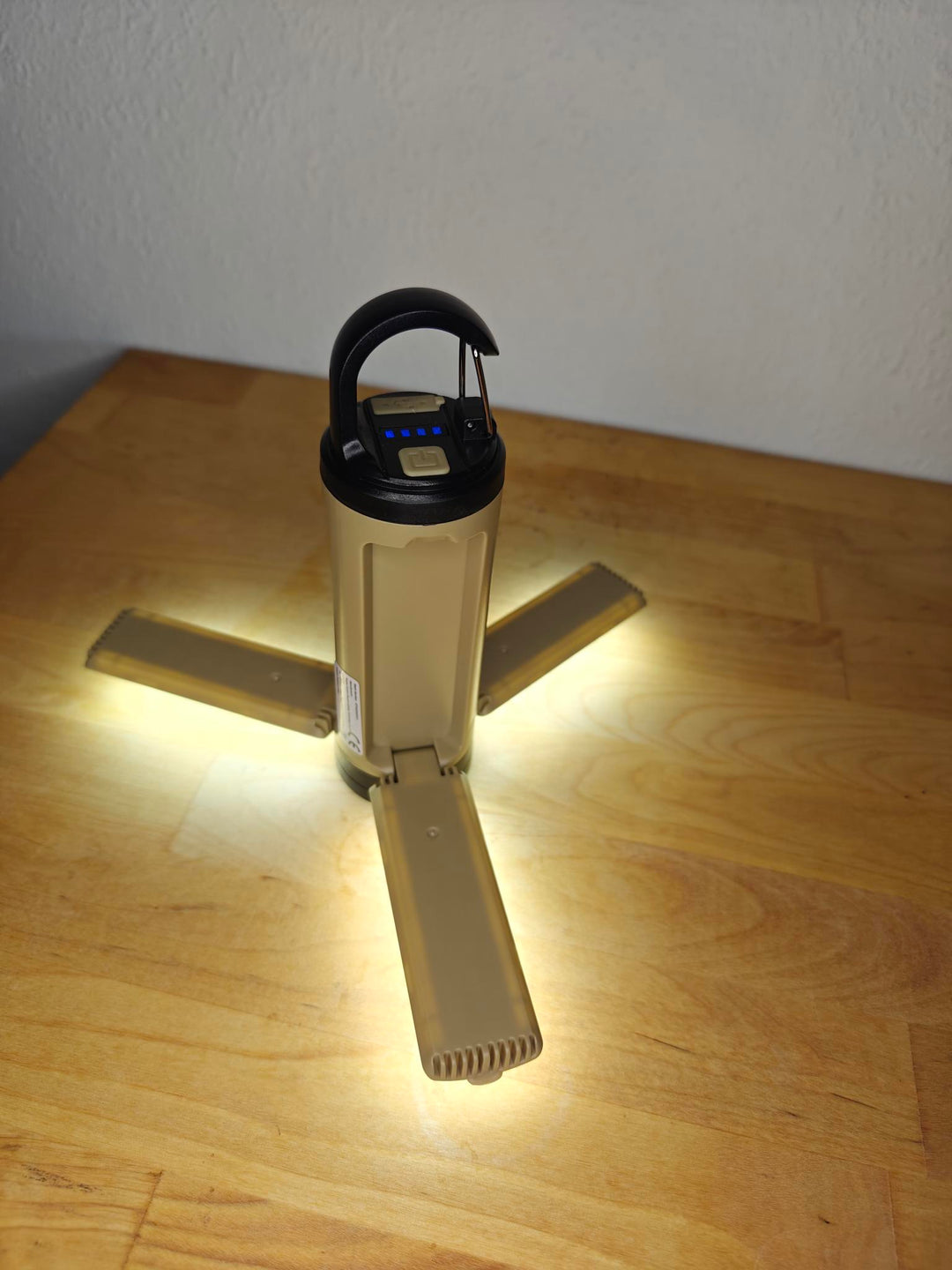 360° trebladede foldbar Campinglygte