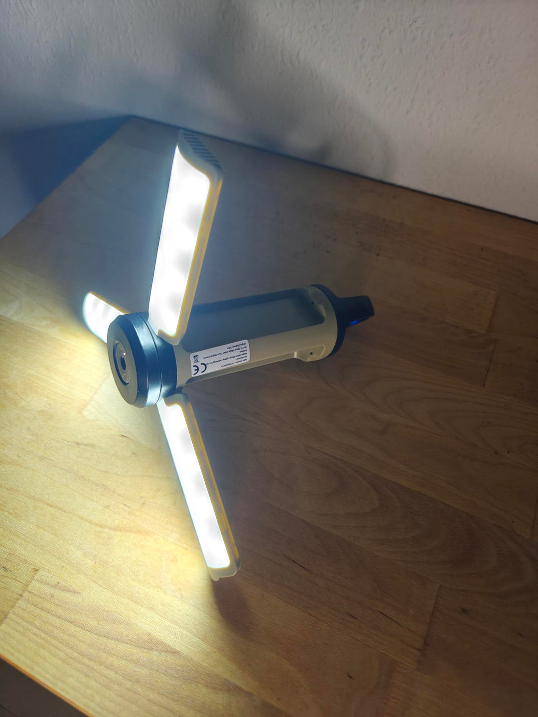 360° trebladede foldbar Campinglygte