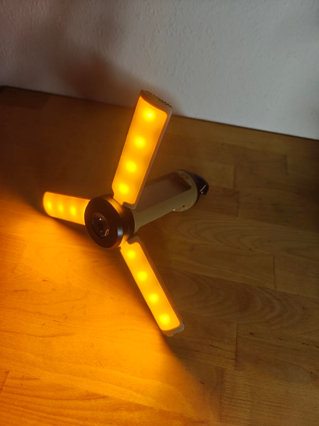 360° trebladede foldbar Campinglygte