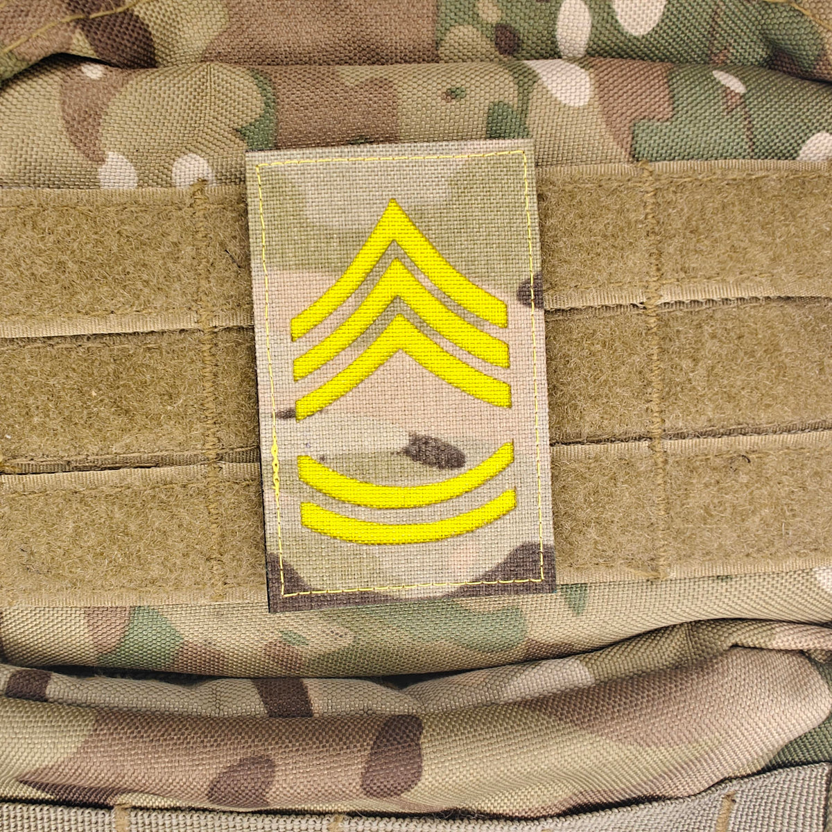 Gradstegn Befalingsmand SØ/MHV Multicam på Velcro 50x80mm