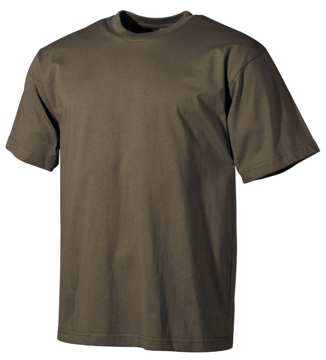 T-shirt, kortærmet, olivengrøn