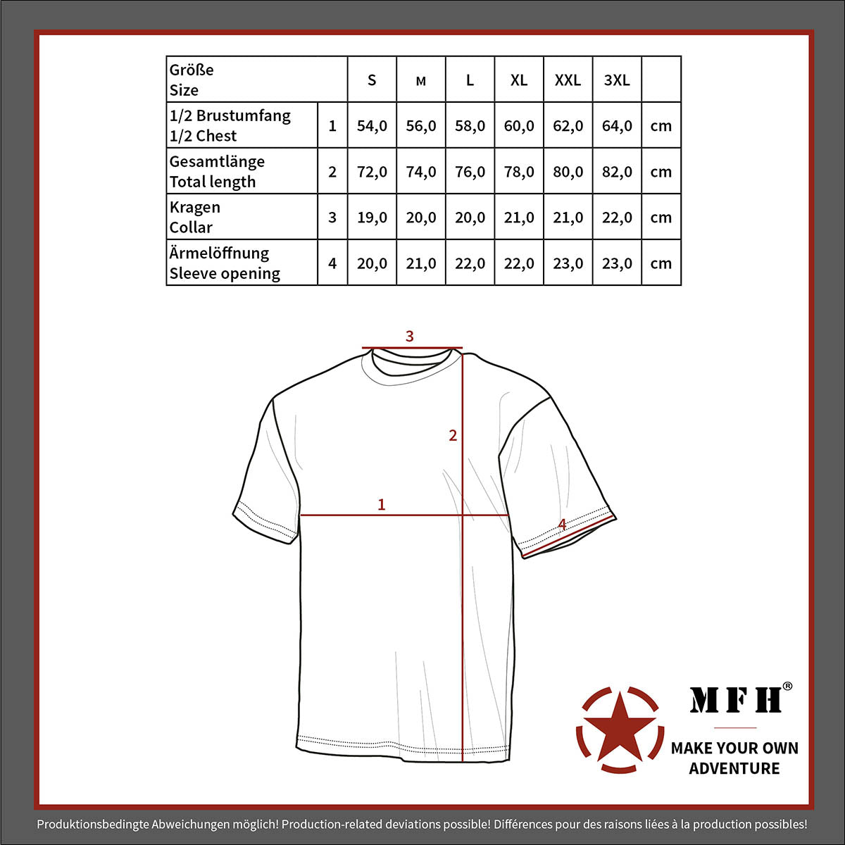 T-shirt i sort