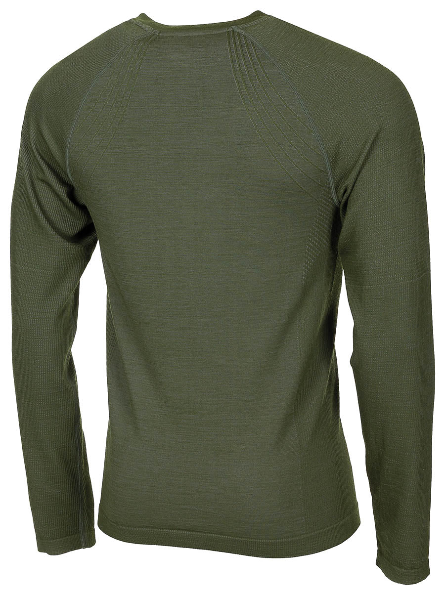 Undertrøje, Baselayer "Merino 50", olivengrøn