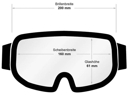 Ballistisk Goggle KHS - Khaki