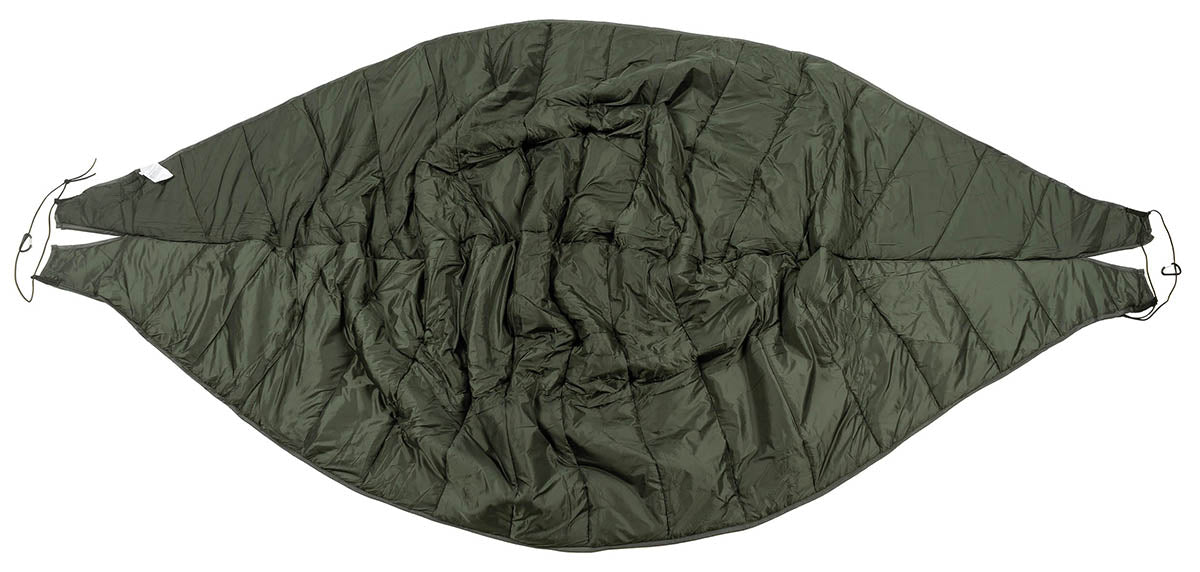 Hængekøje kuldebeskyttelse, "Underquilt", olivengrøn