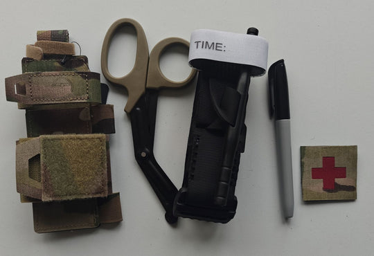 Tourniquet Kit komplet - Multicam Pouch