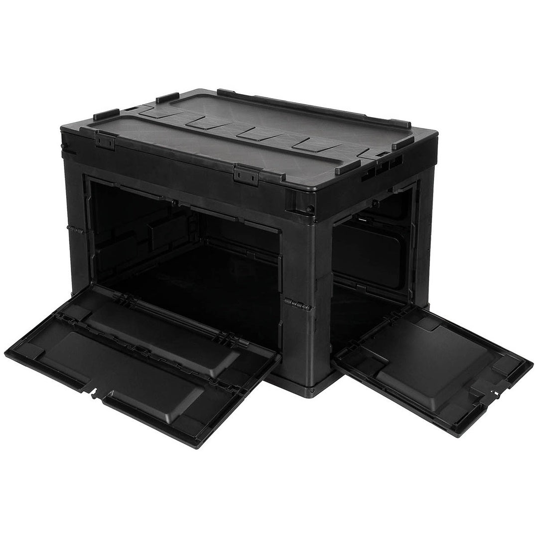 Foldbar plastkasse 60L - Sort