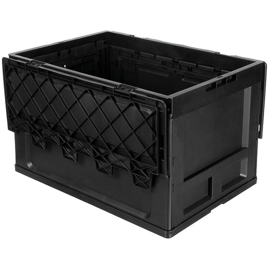 Foldbar plastkasse 60L - Sort