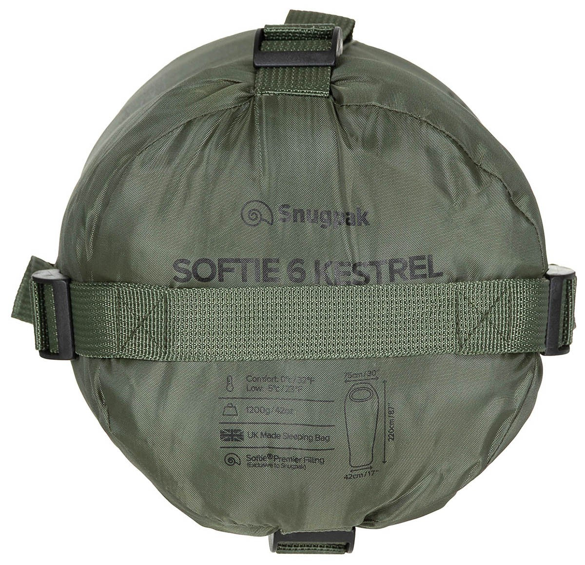 Snugpak Softie 6 Kestrel Sovepose – Olivengrøn