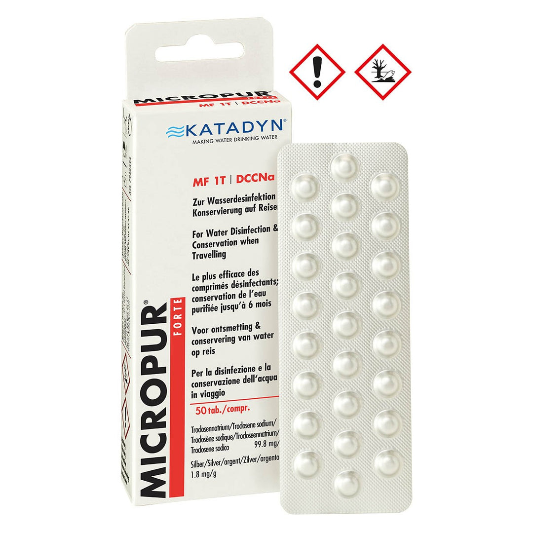 Katadyn, "Micropur Forte MF 1T", 50 tabletter