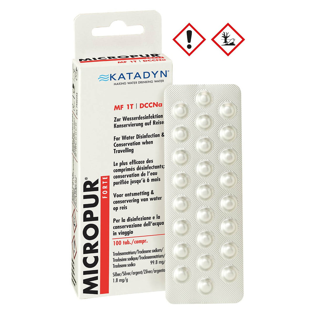 Katadyn, "Micropur Forte MF 1T", 100 tabletter