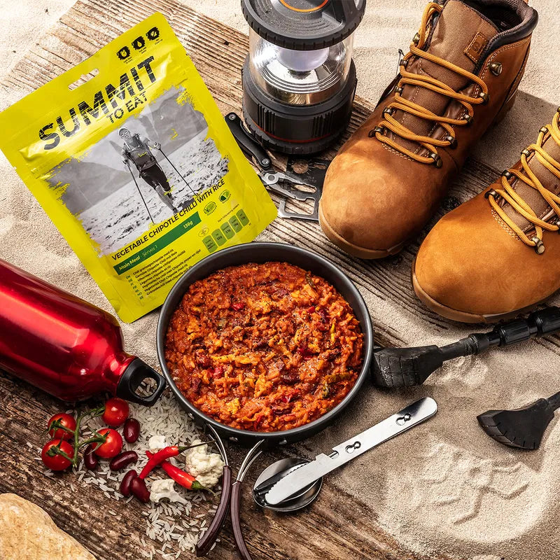 Summit to Eat Vegetable Chipotle Chilli with Rice / Vegetarisk Chipotle Chili med ris