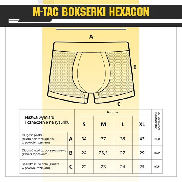M-Tac Hexagon Undertøj - Sort