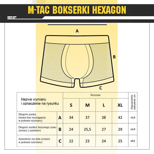 M-Tac Hexagon Undertøj - Sort