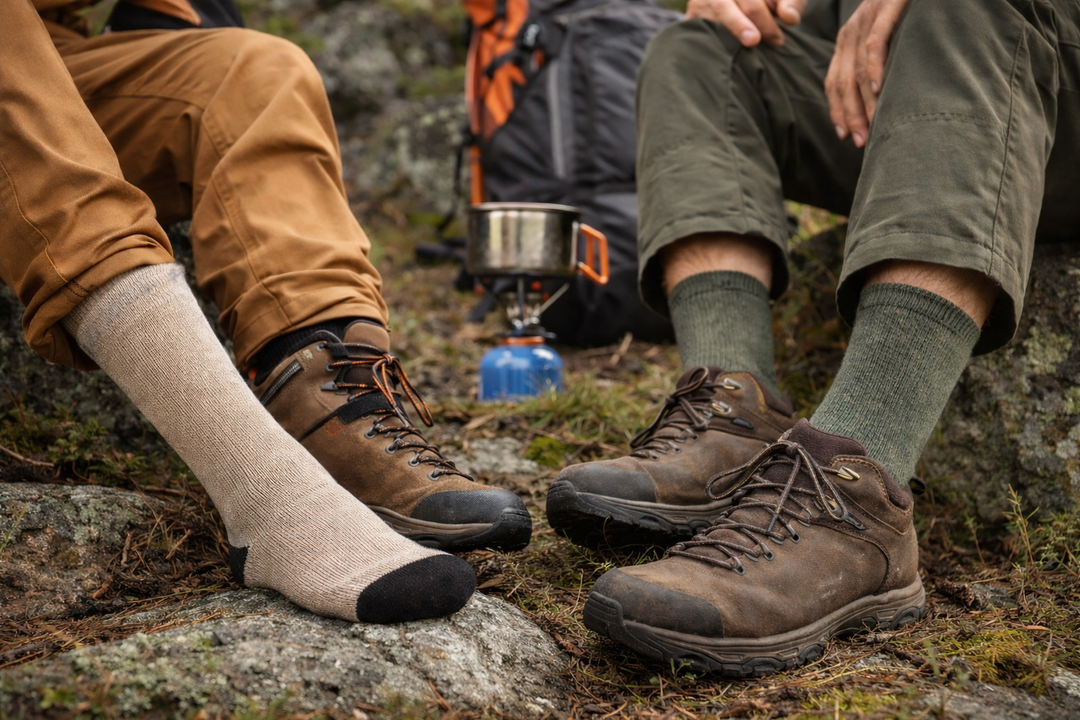 UphillSport ARCTIC Taktisk, Ekstra tyk Merino frotté uldstrømpe (H5)