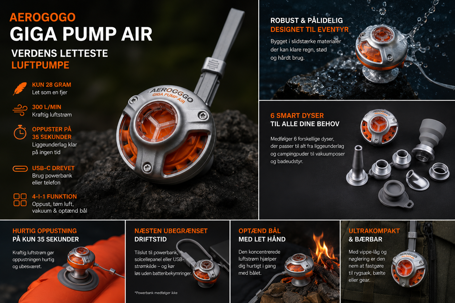 Aerogogo GIGA Pump Air