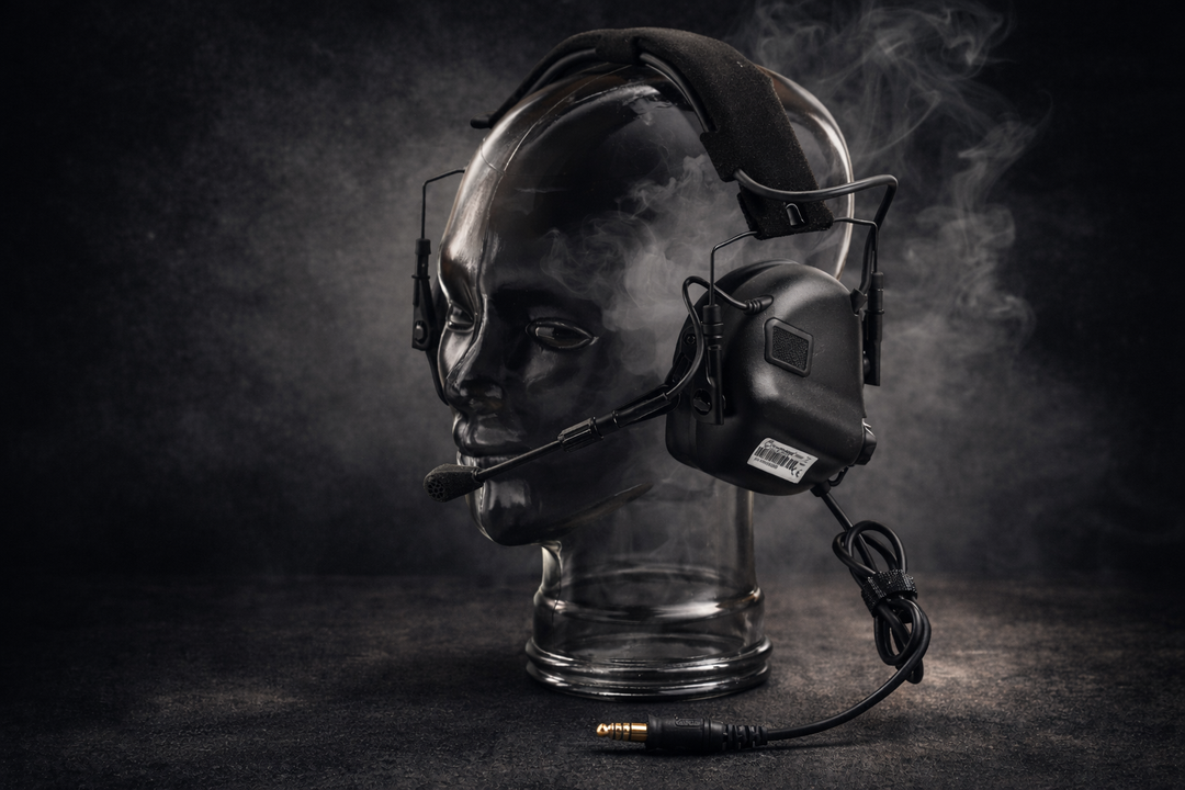 Earmor M32 Plus - Aktive høreværn med mikrofon - Black