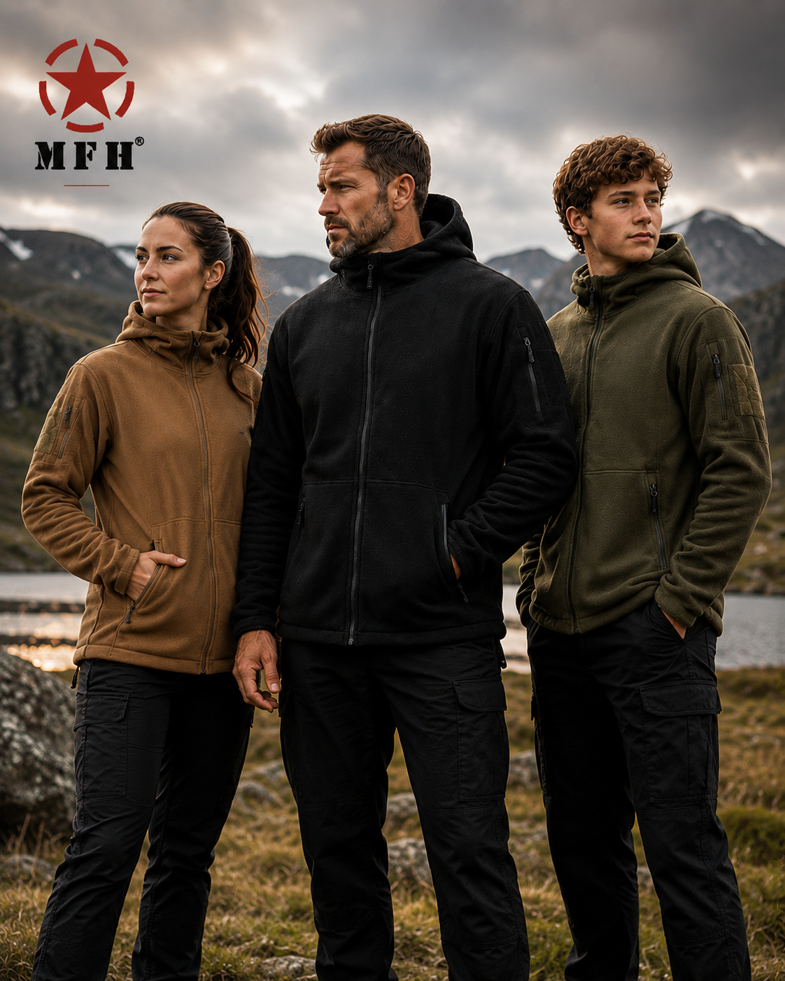 MFH Fleecejakke - Flere farver