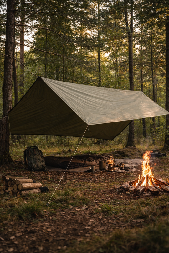 MFH Letvægts Tarp 300x500cm - OD Green