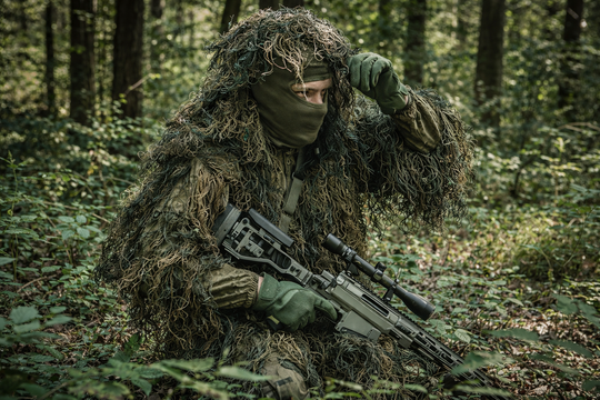 MFH Ghilie Camo Parka Woodland