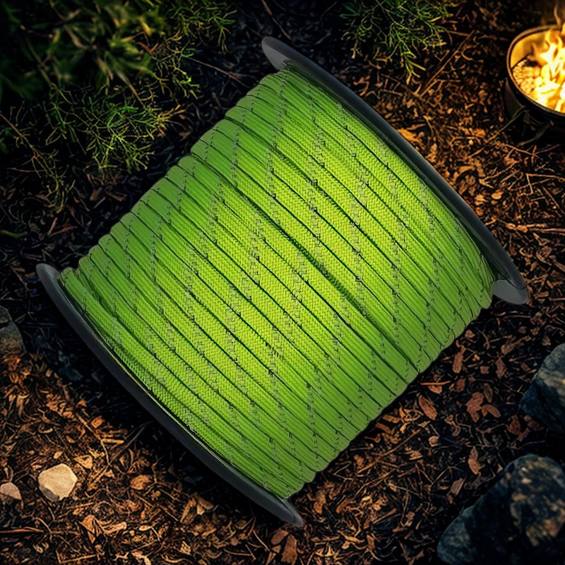 Multi snor 4mm - Fluorescerende grøn 10 meter