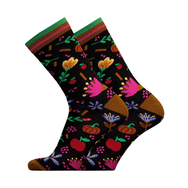 Uphillsport Lifestyle Merino uldsokker med Autumn motiv