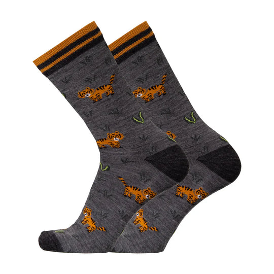 Uphillsport Lifestyle Merino uldsokker med Tigers motiv
