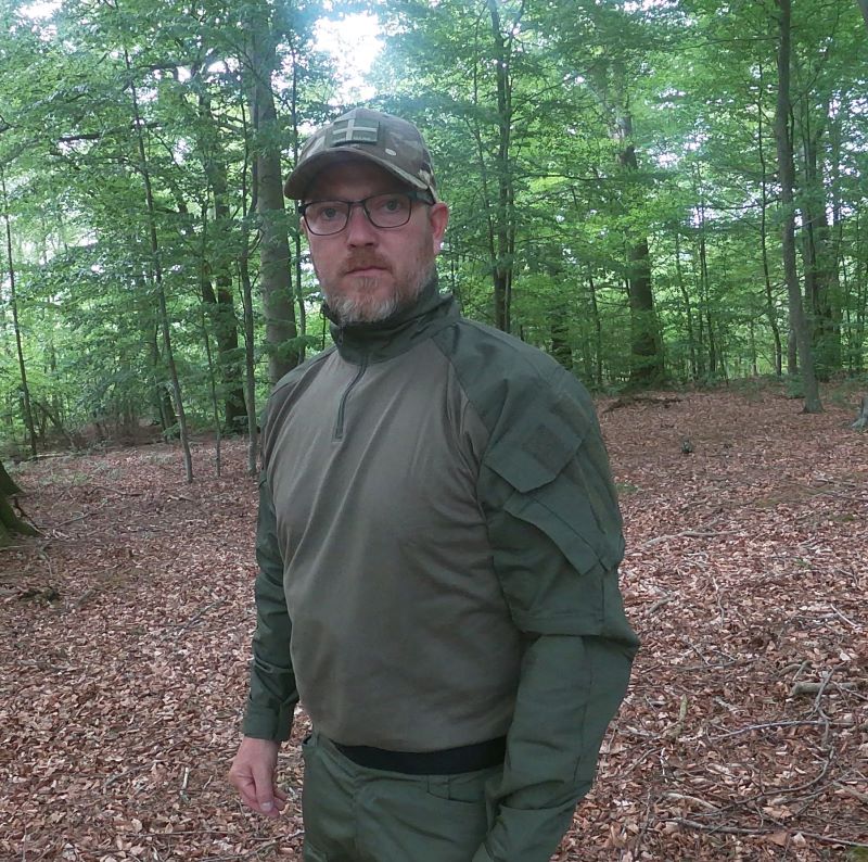 Kampskjorte og Kampbukser sæt i Army Green