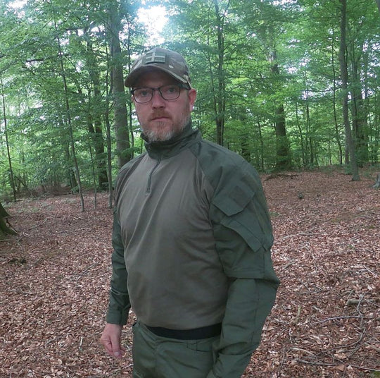 Kampskjorte og Kampbukser sæt i Army Green