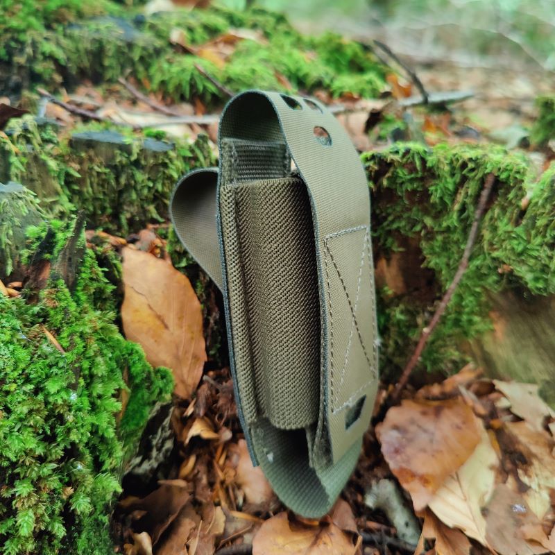 Taktisk Pouch - Ranger Green til lommelygte, multitool mm.