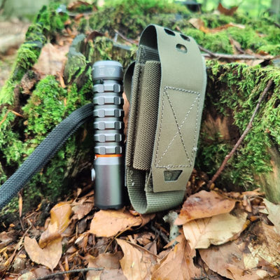 Taktisk Pouch - Ranger Green til lommelygte, multitool mm.