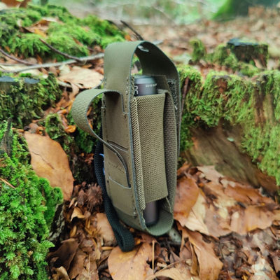 Taktisk Pouch - Ranger Green til lommelygte, multitool mm.