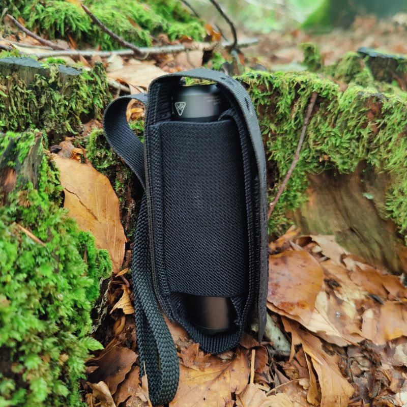 Taktisk Pouch - Black til lommelygte, multitool mm.