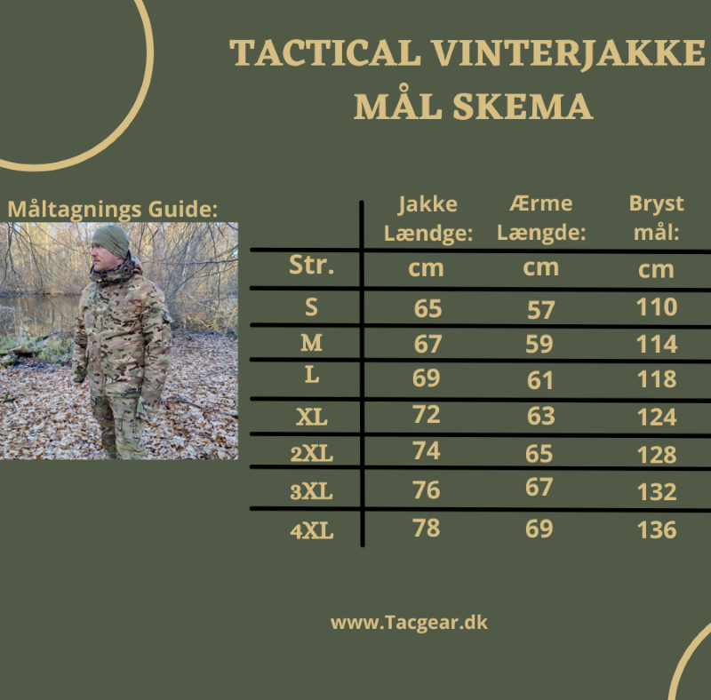 Tactical vinterjakke MTS