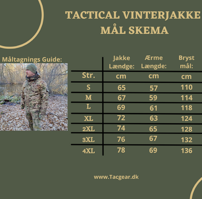 Tactical vinterjakke MTS