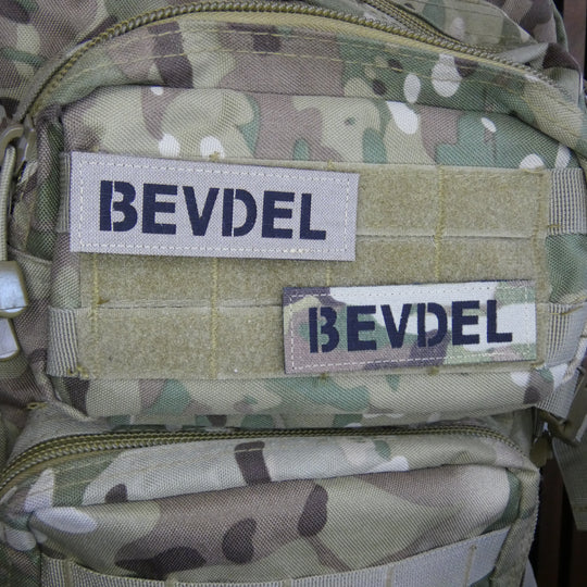 Custom Designede Funktionsmærker & Navneskilte til NCU uniform