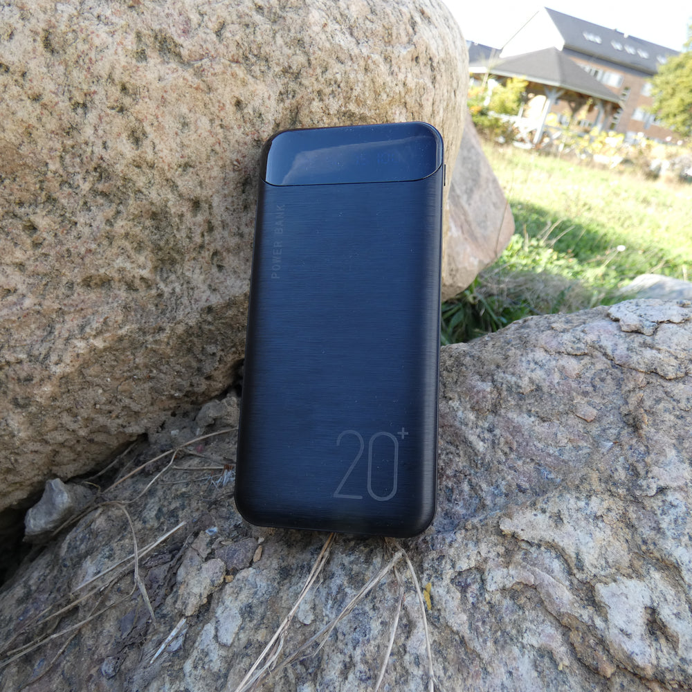Powerbank 20.000mAh - Sort