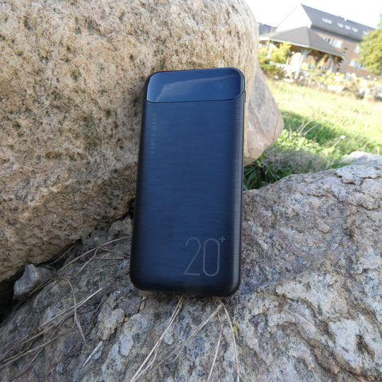 Powerbank 20.000mAh - Sort
