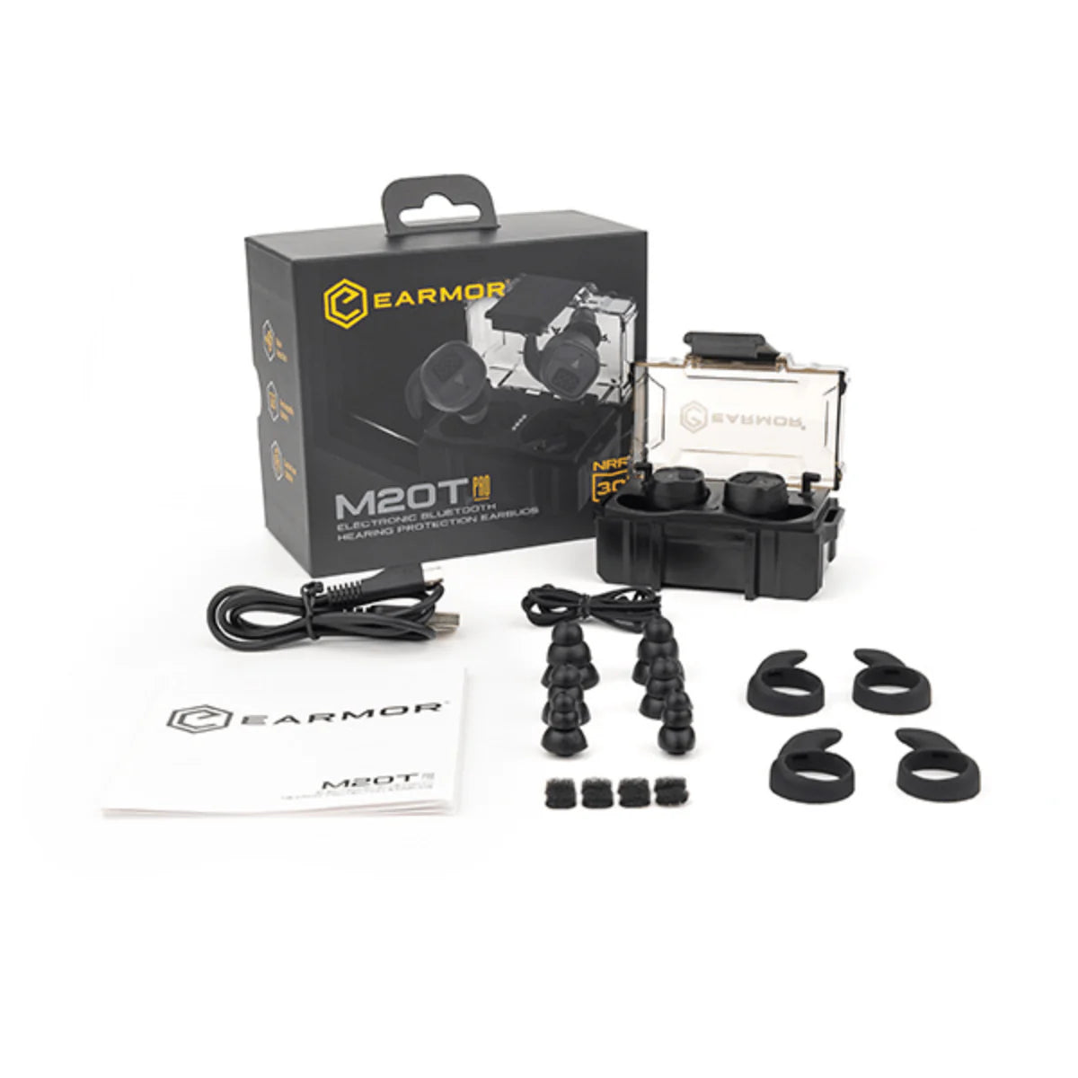 Earmor M20T PRO - In-ear Bluetooth høreværn - Black